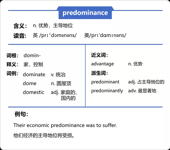 predominance